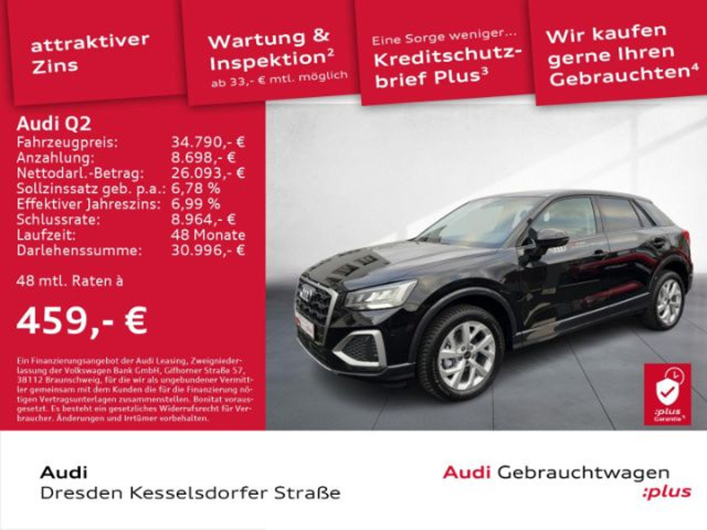 Audi Q2 2024 Benzine