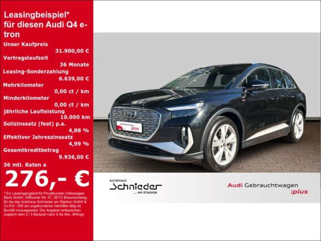 Audi Q4 e-tron 2021 Elektrisch