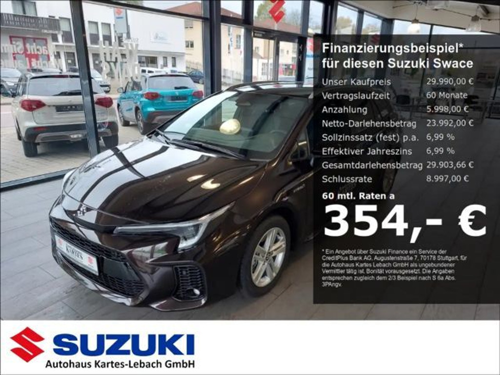 Suzuki Swace 2023 Hybride Benzine