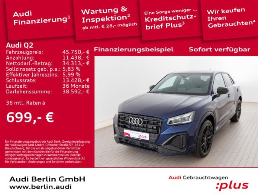 Audi Q2 2025 Benzine