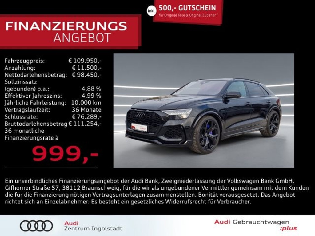 Audi RS Q8 2023 Benzine