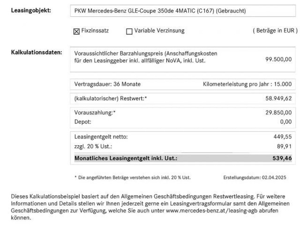 Mercedes-Benz GLE-Klasse