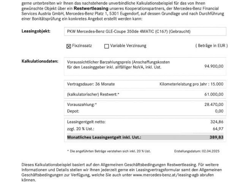 Mercedes-Benz GLE-Klasse