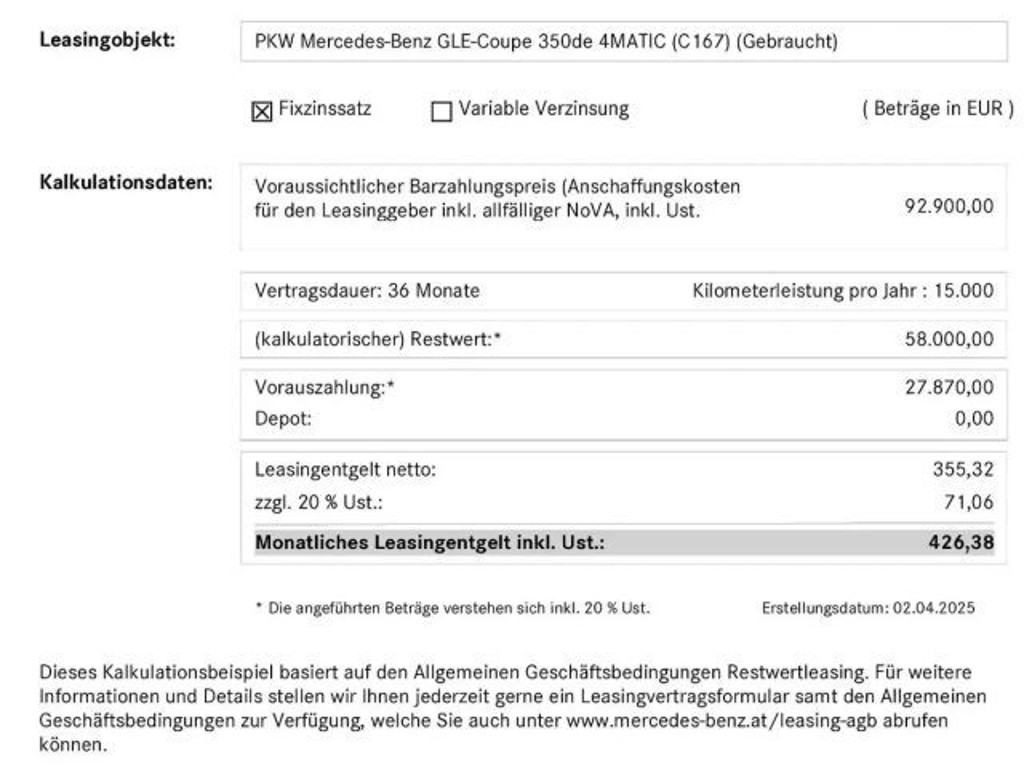 Mercedes-Benz GLE-Klasse