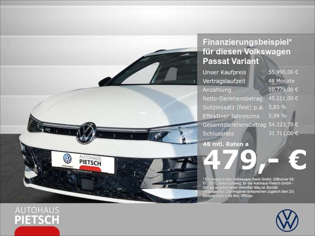 Volkswagen Passat 2024 Hybride Benzine