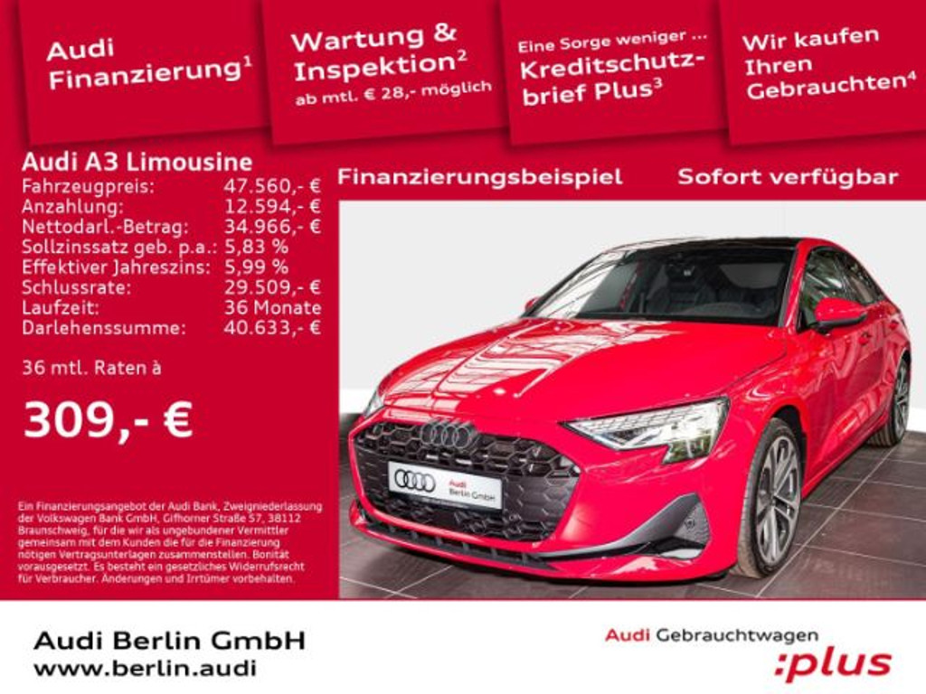 Audi A3 2025 Benzine