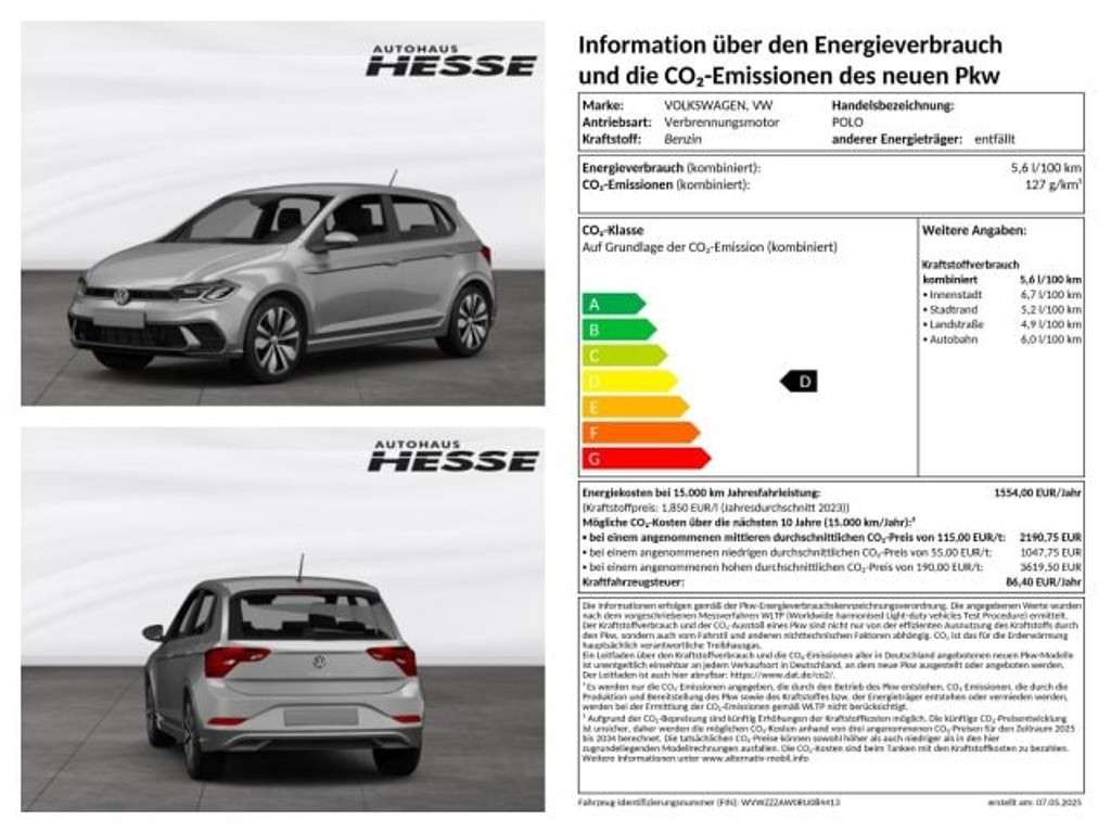 Volkswagen Polo 2024 Benzine