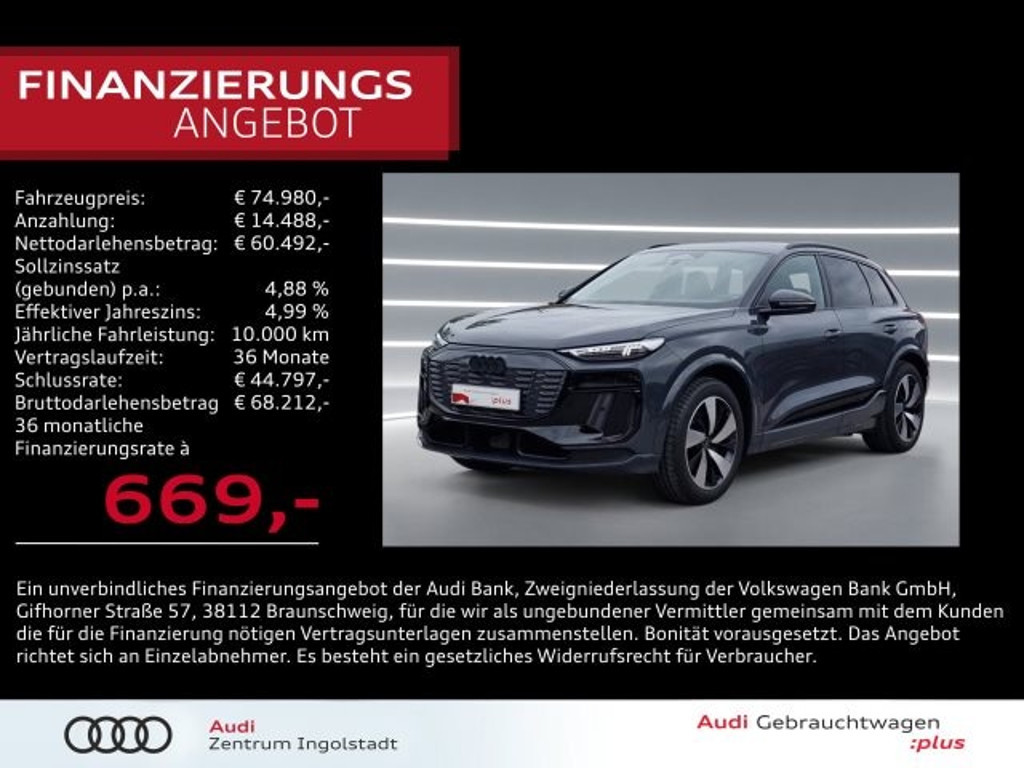 Audi Q6 e-tron 2024 Elektrisch