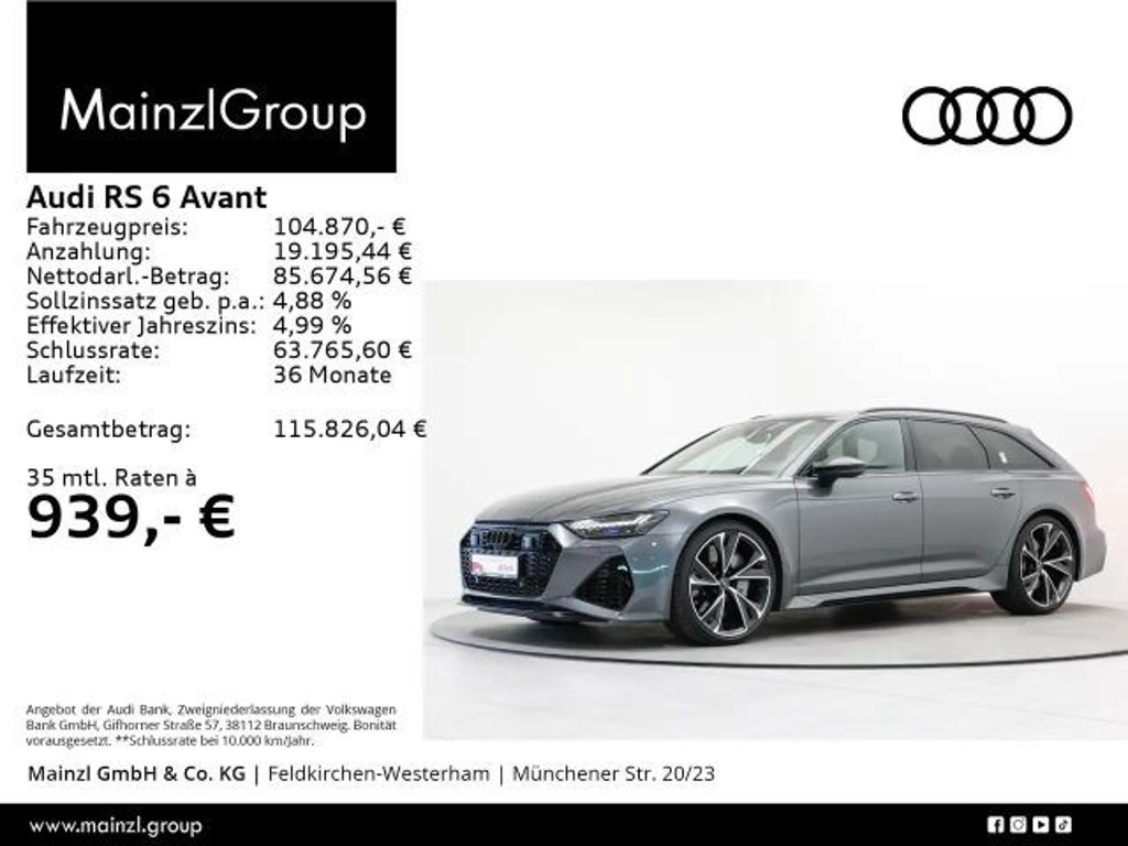 Audi RS6 2024 Benzine