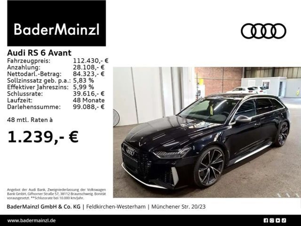 Audi RS6 2024 Benzine