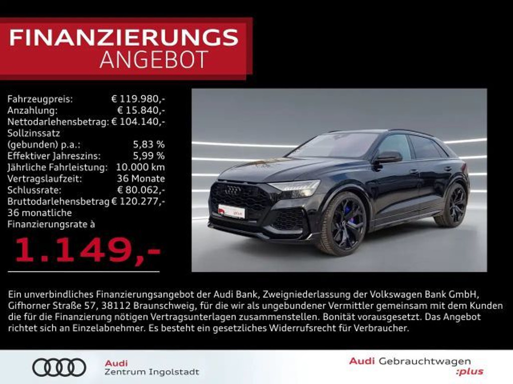 Audi RS Q8 2023 Benzine