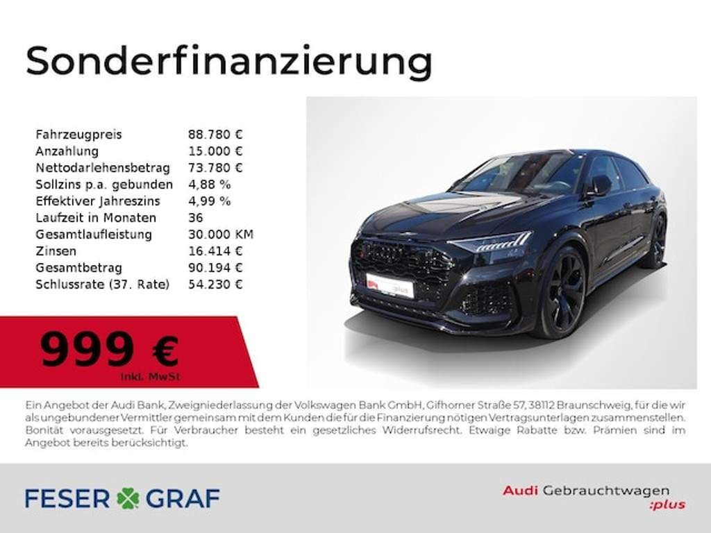 Audi RS Q8 2022 Benzine