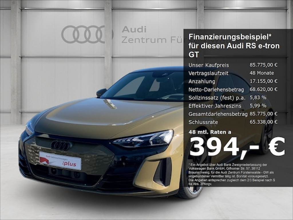 Audi RS e-tron GT 2022 Elektrisch