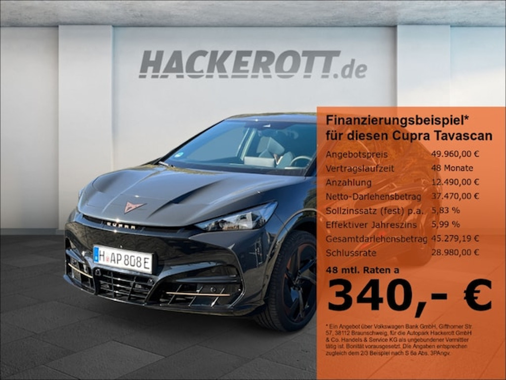 Cupra Tavascan 2024 Elektrisch
