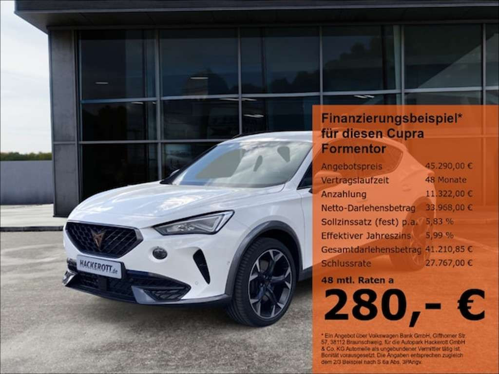 Cupra Formentor 2025 Benzine