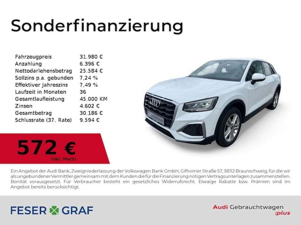 Audi Q2 2024 Benzine