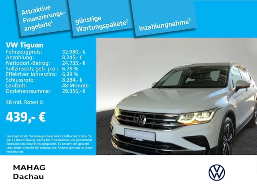 Volkswagen Tiguan 2022 Hybride Benzine