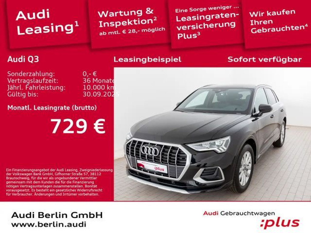 Audi Q3 2025 Benzine