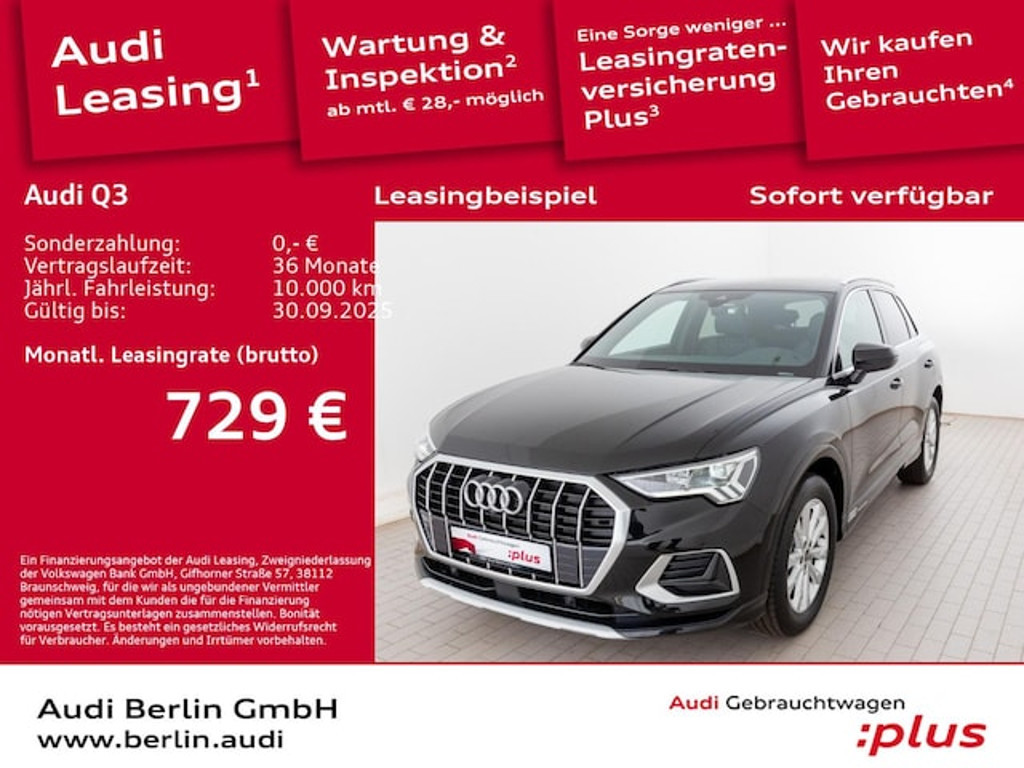 Audi Q3 2025 Benzine