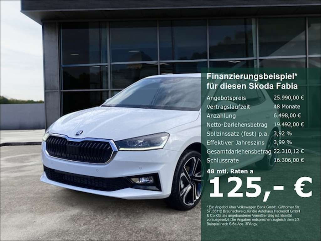 Skoda Fabia 2025 Benzine