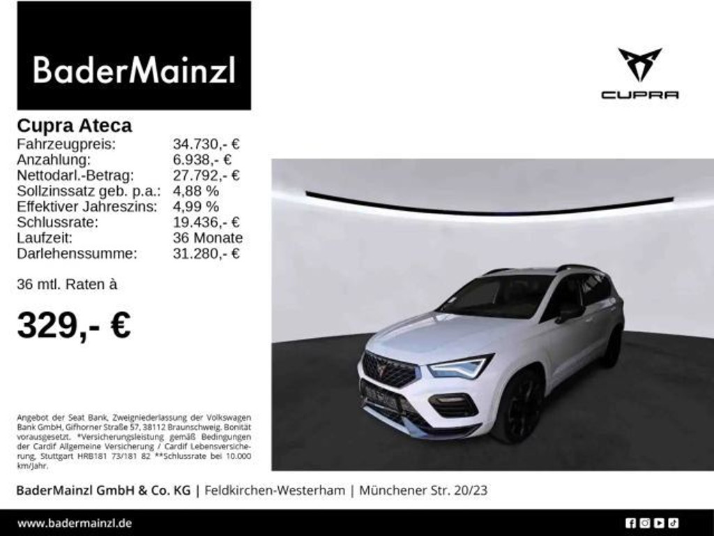 Cupra Ateca 2023 Benzine