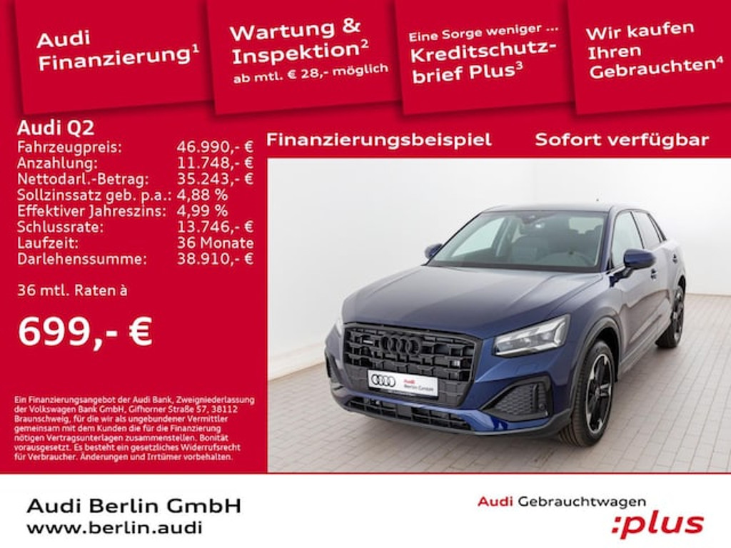 Audi Q2 2025 Benzine