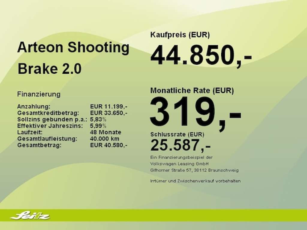 Volkswagen Arteon Shooting Brake