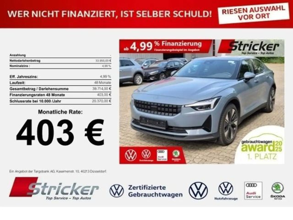 Polestar 2 2023 Elektrisch