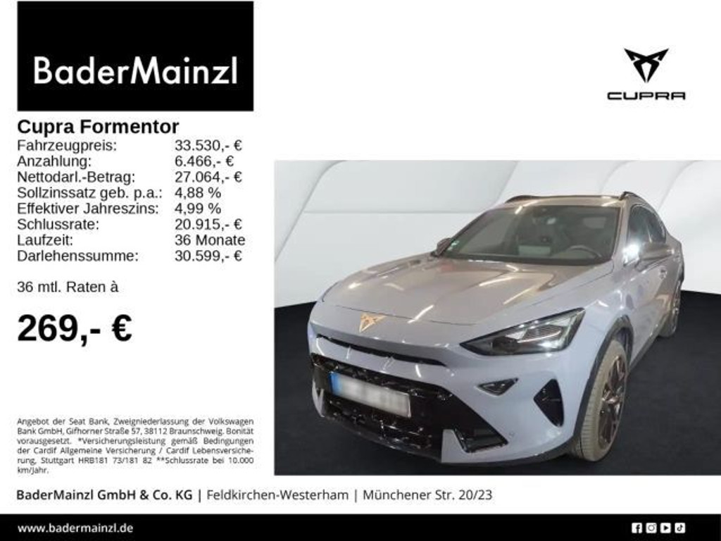 Cupra Formentor 2024 Benzine