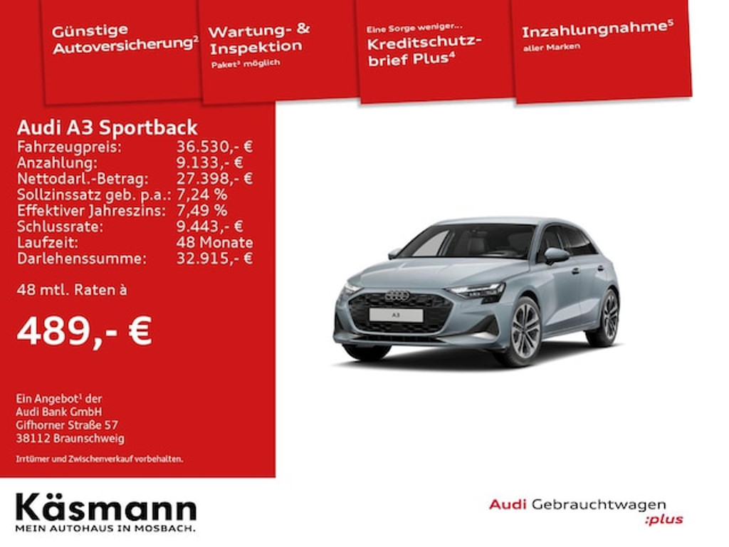 Audi A3 2024 Benzine