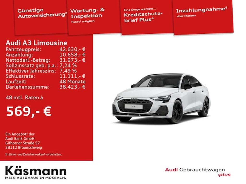 Audi A3 2025 Benzine
