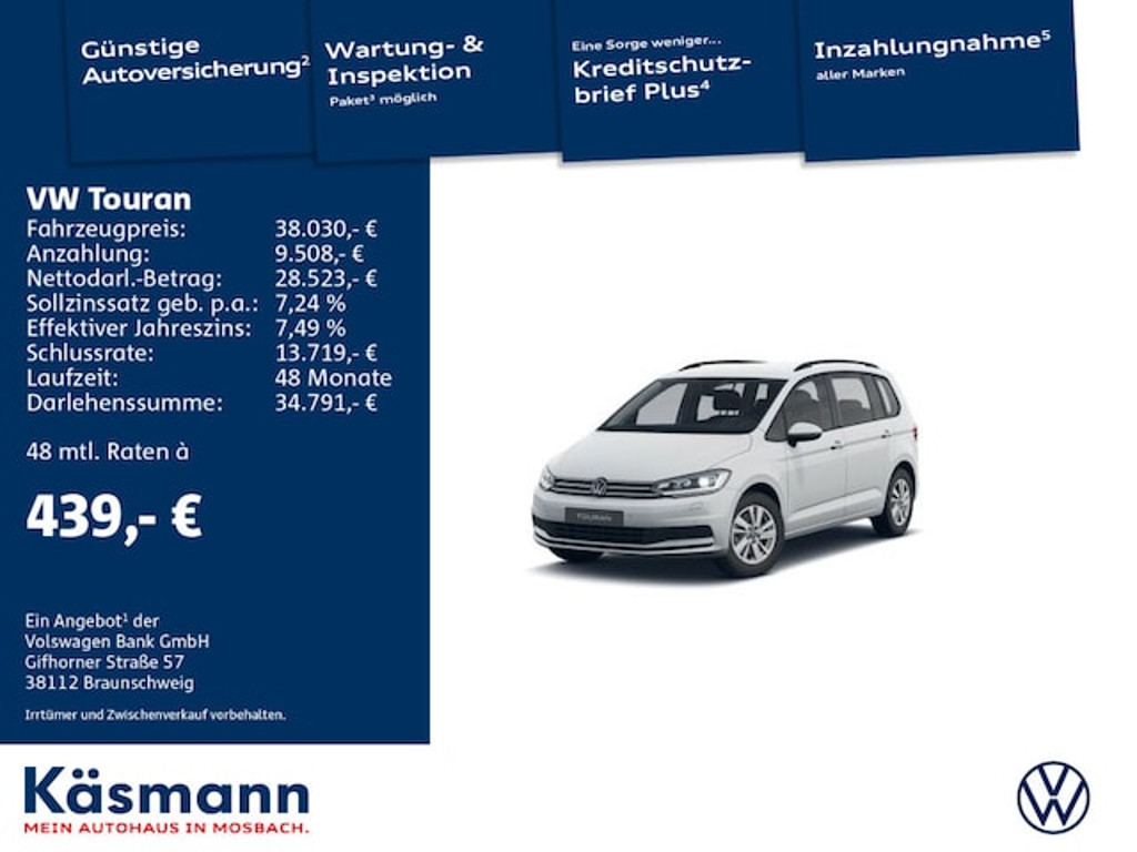 Volkswagen Touran 2025 Benzine