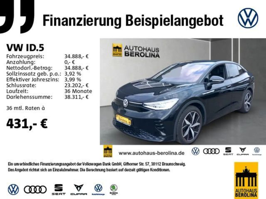 Volkswagen ID.5 2022 Elektrisch