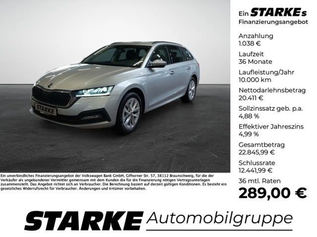 Skoda Octavia 2022 Hybride Benzine