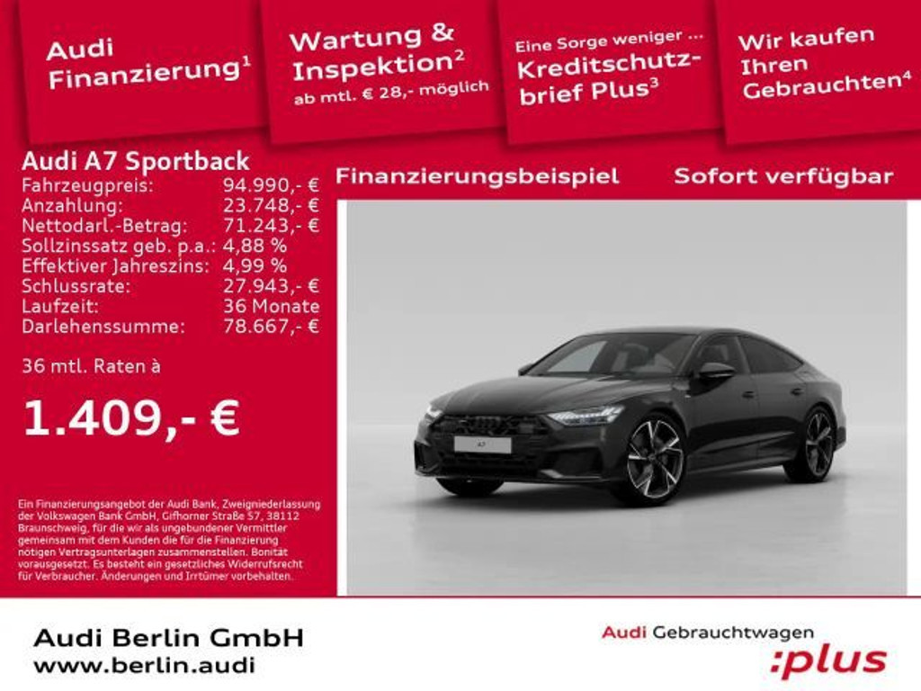 Audi A7 2025 Hybride Benzine