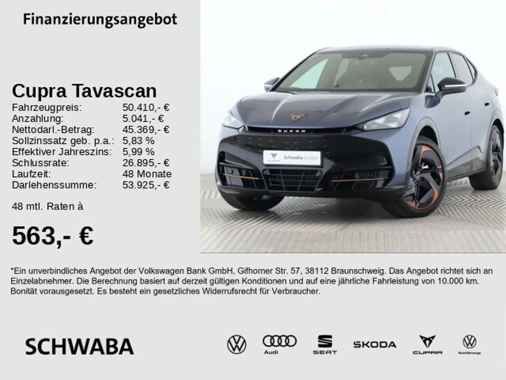 Cupra Tavascan 2024 Elektrisch
