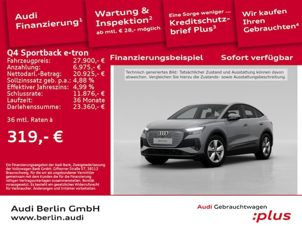 Audi Q4 e-tron 2022 Elektrisch