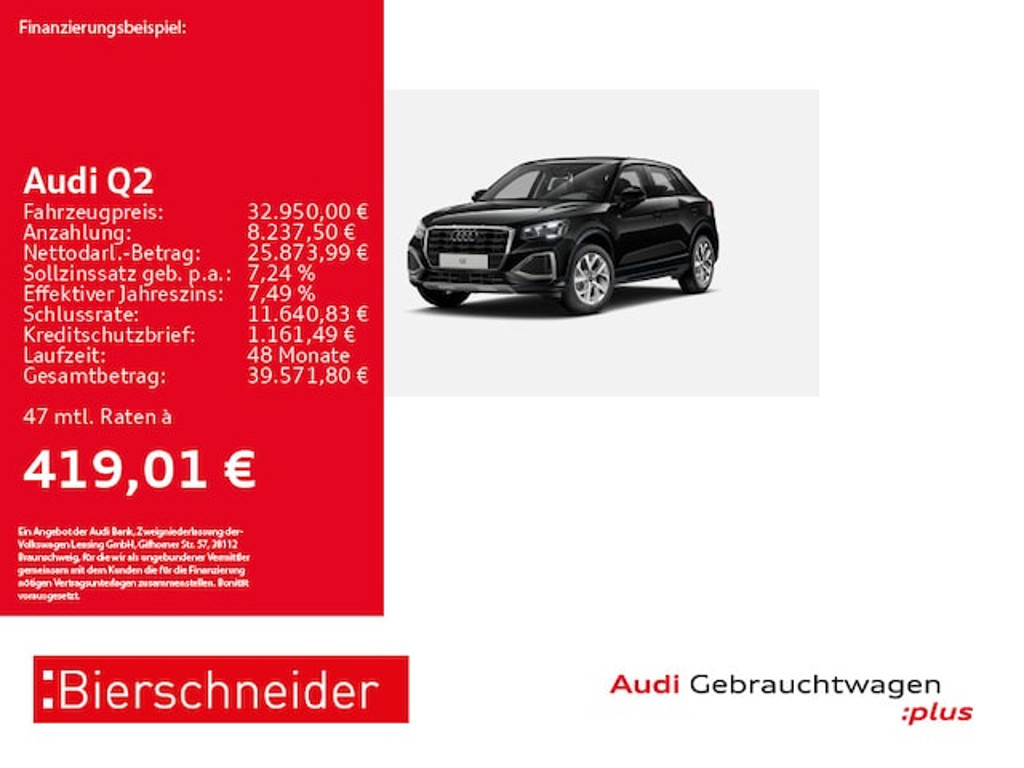 Audi Q2 2024 Benzine
