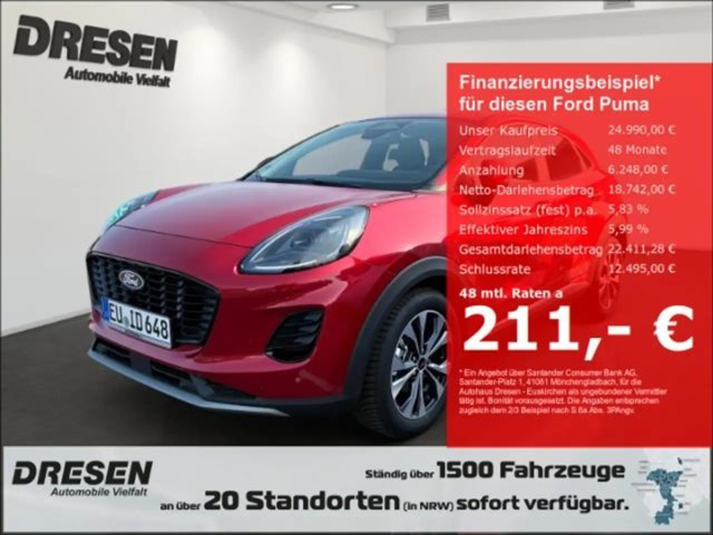 Ford Puma 2025 Benzine