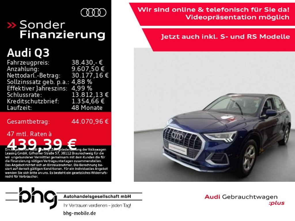 Audi Q3 2024 Benzine