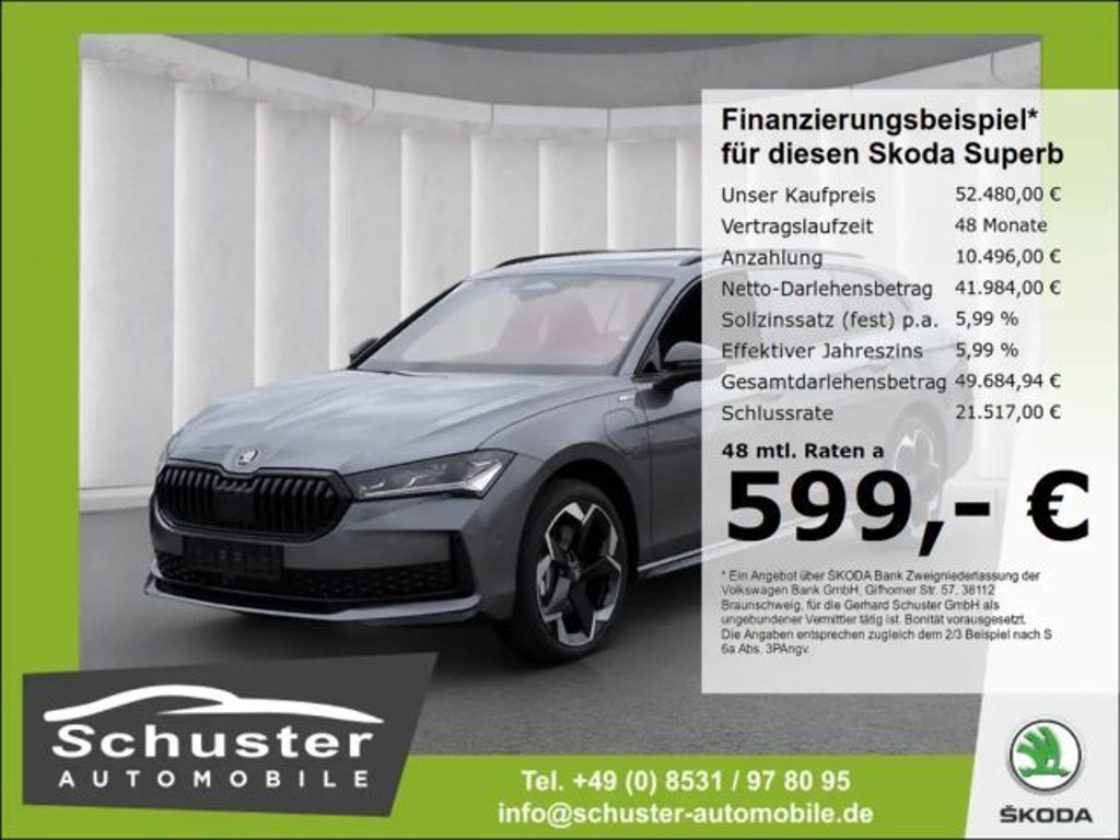 Skoda Superb 2025 Hybride Benzine