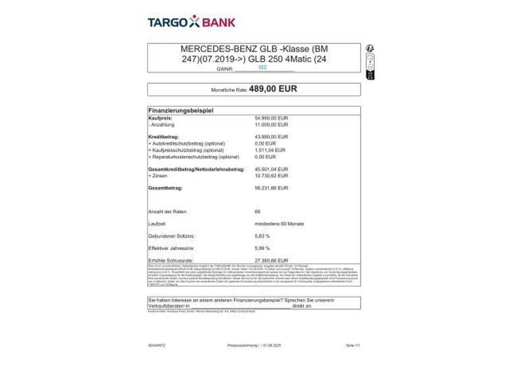 Mercedes-Benz GLB-Klasse