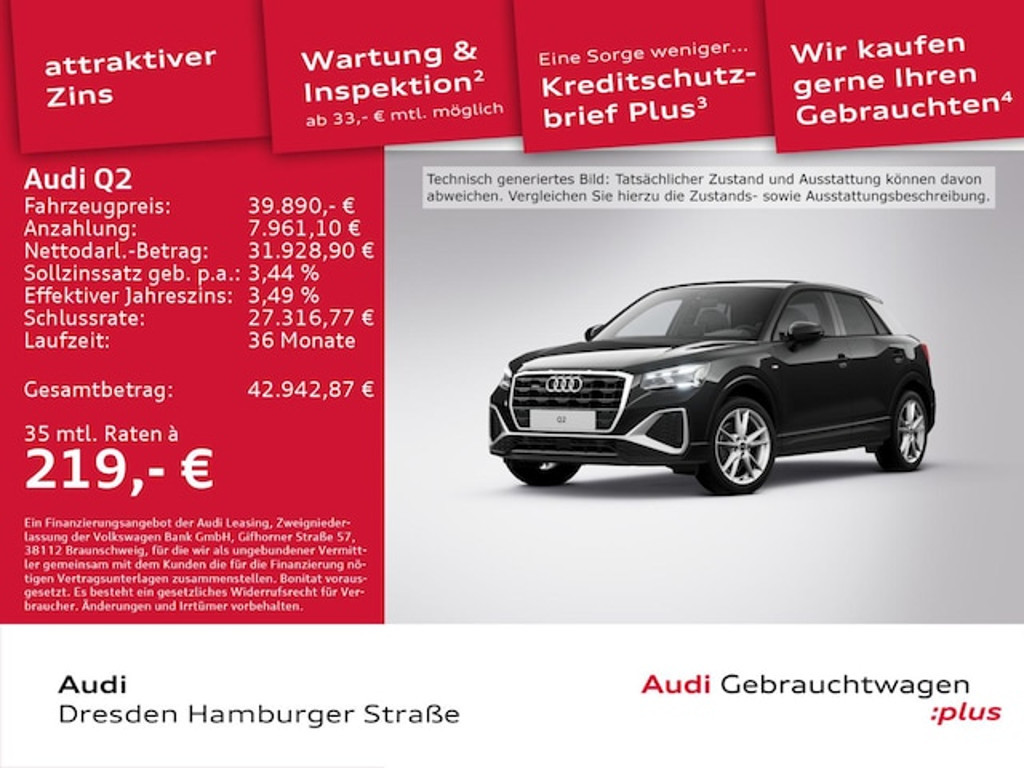 Audi Q2 2025 Benzine
