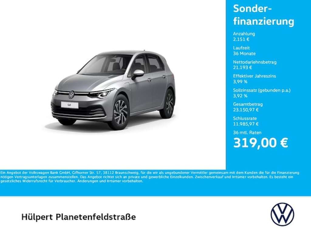 Volkswagen Golf 2021 Hybride Benzine