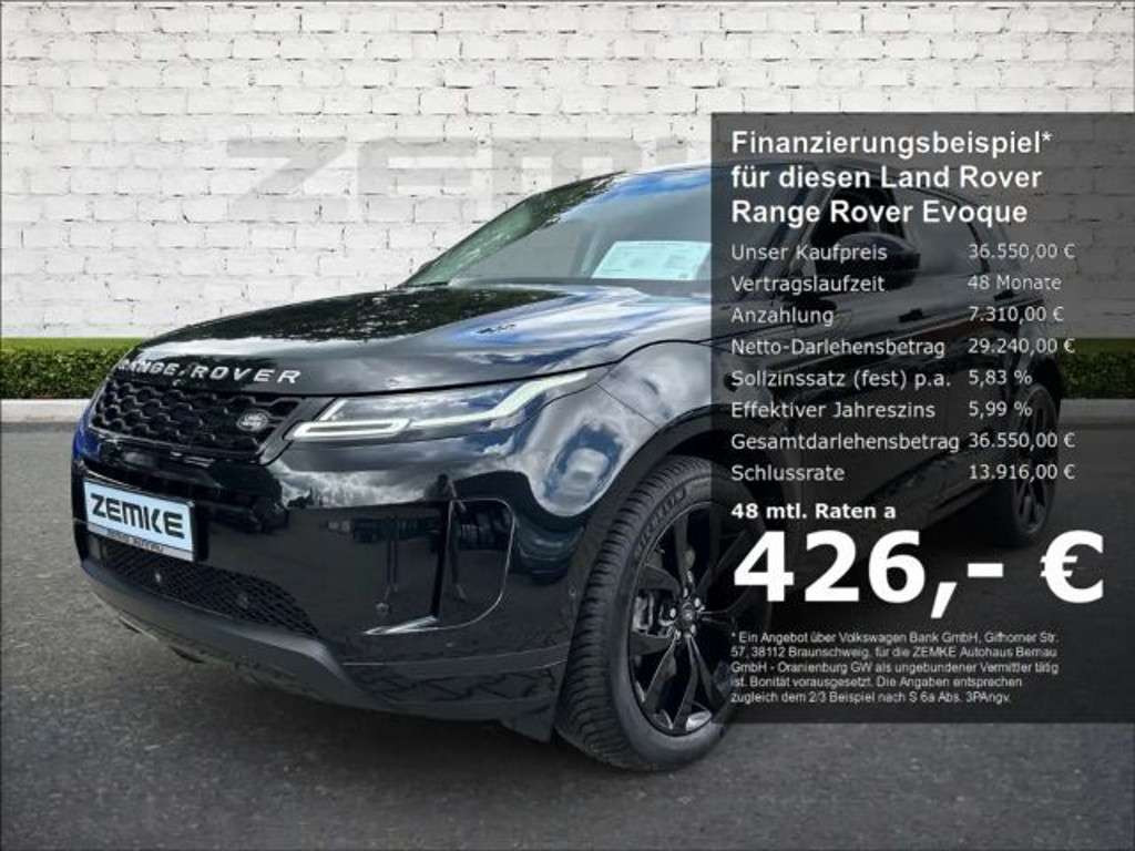 Land Rover Range Rover Evoque 2021 Hybride Benzine