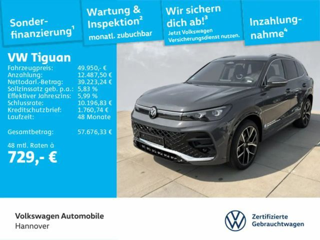 Volkswagen Tiguan 2025 Hybride Benzine