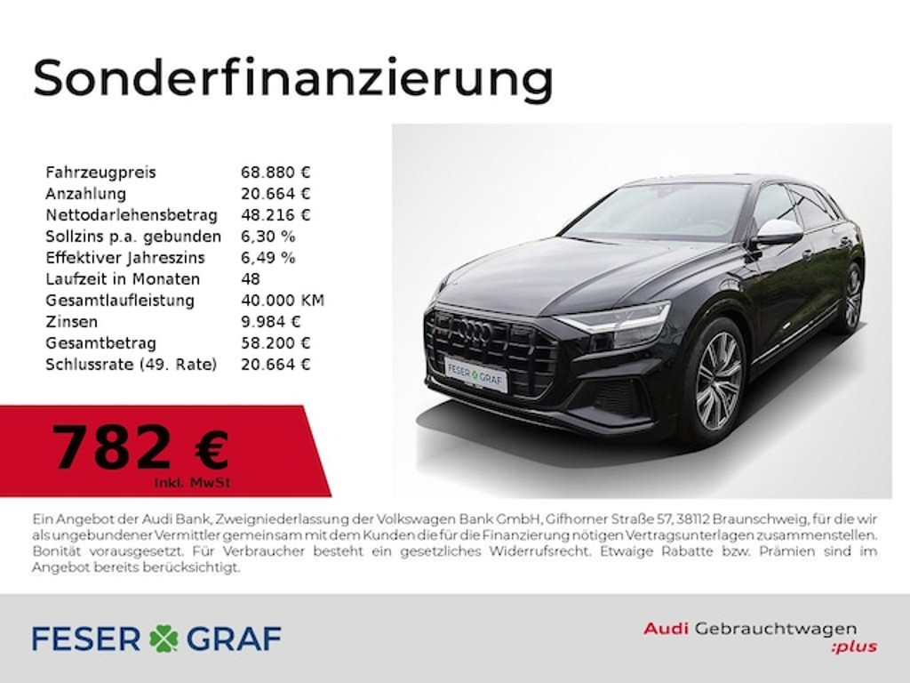 Audi SQ8 2022 Benzine