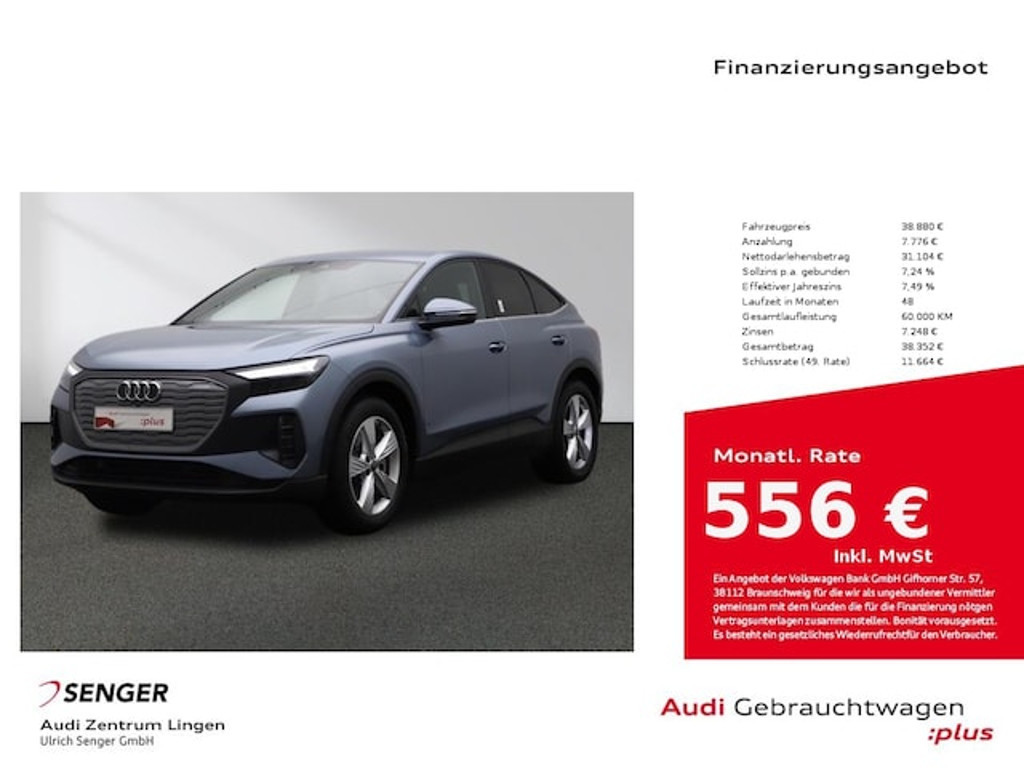 Audi Q4 e-tron 2022 Elektrisch