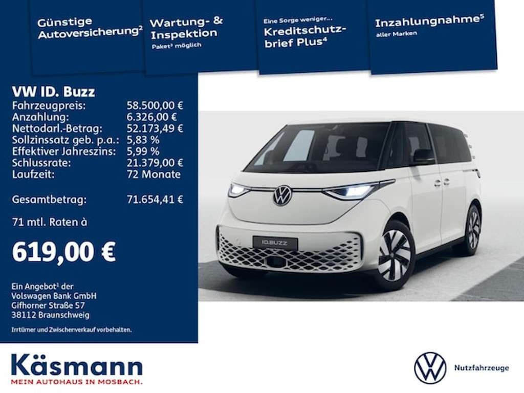 Volkswagen ID. Buzz 2024 Elektrisch
