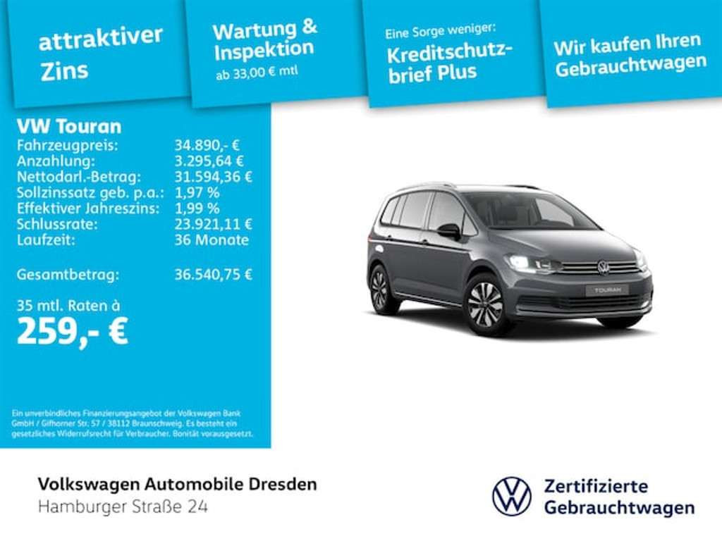 Volkswagen Touran 2024 Benzine